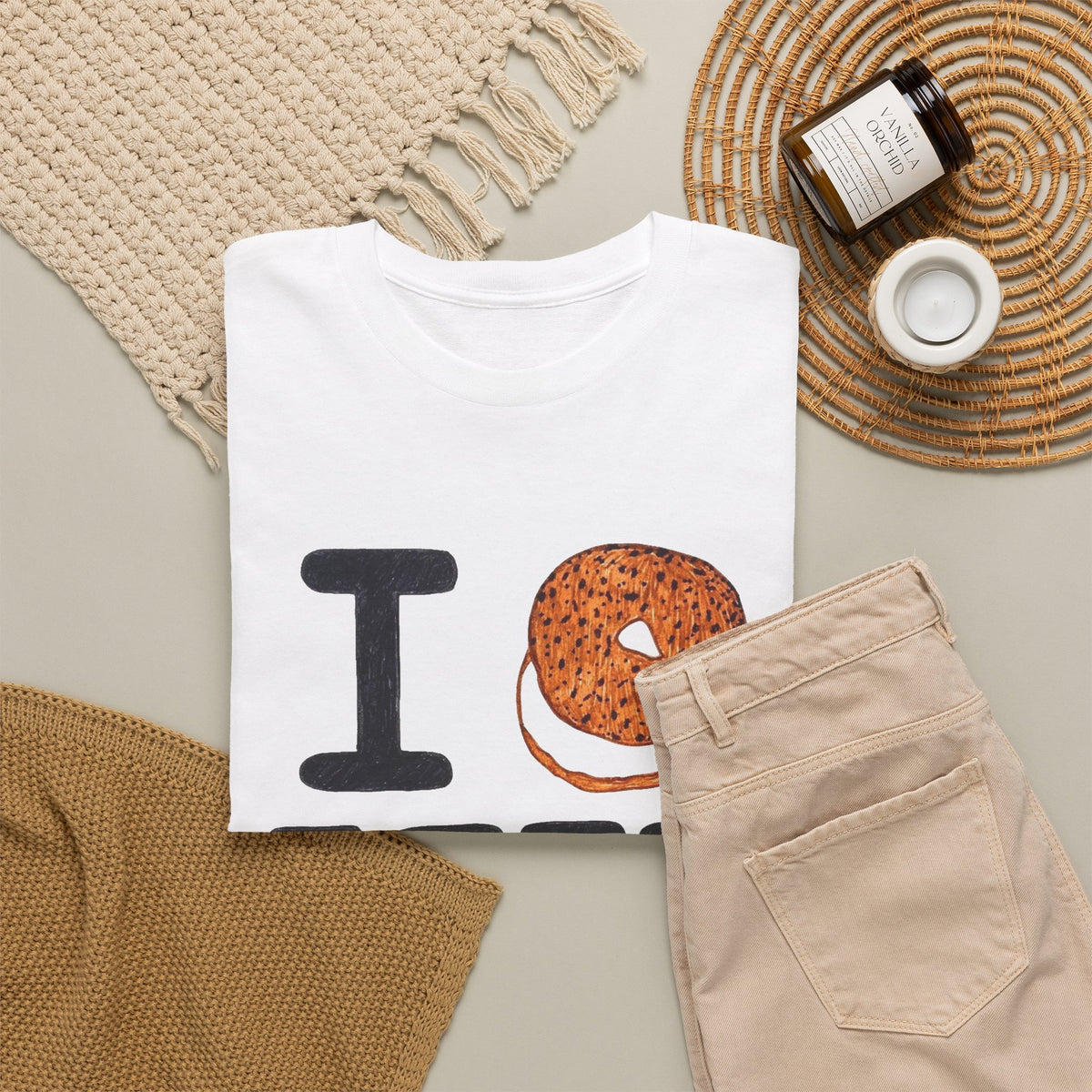 I Love New York Graphic T Shirt Men's Classic Deli's Heavy Cotton Tee