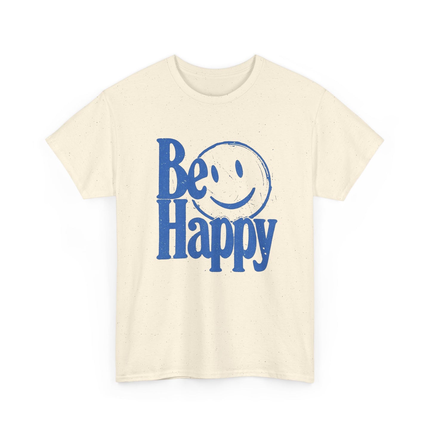 Be Happy Retro Graphic T Shirt Unisex Cotton Tee - New Gift - Tee