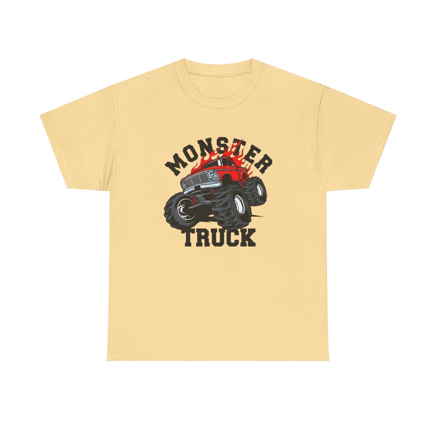 Monster Truck Graphic T Shirt Unisex Heavy Cotton Tee