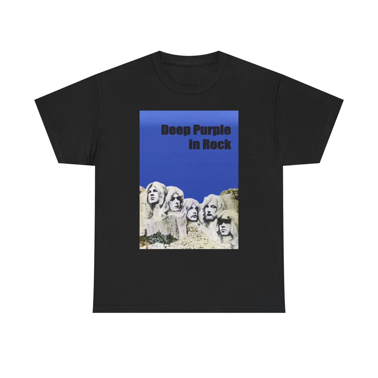 Deep Purple Rock Band Graphic T Shirt Vintage ART Unisex Heavy Cotton Tee