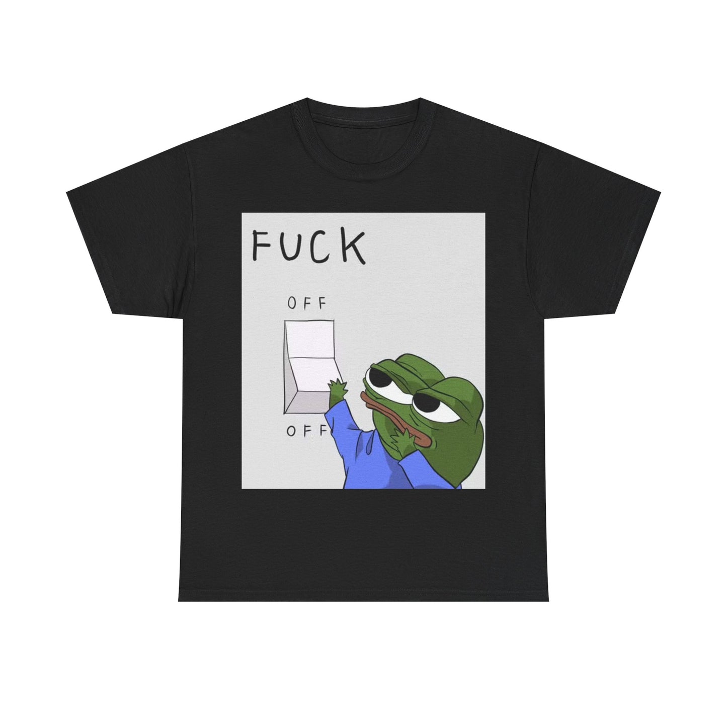 Funny Meme TShirt Retro Comedy Frog Humor Gift Dad Joke Unisex Heavy Cotton Tee