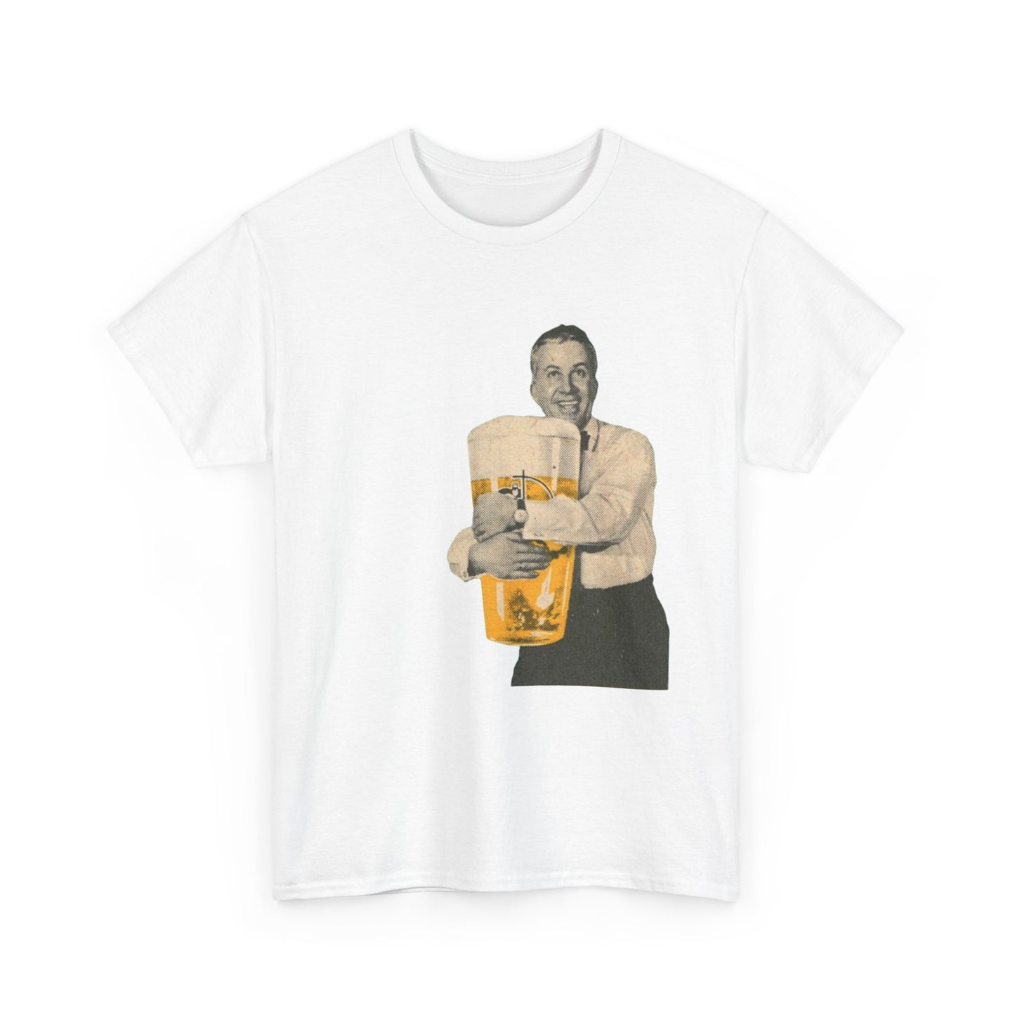 Beer Hugs Funny Vintage T Shirt Unisex Heavy Cotton Tee Gift