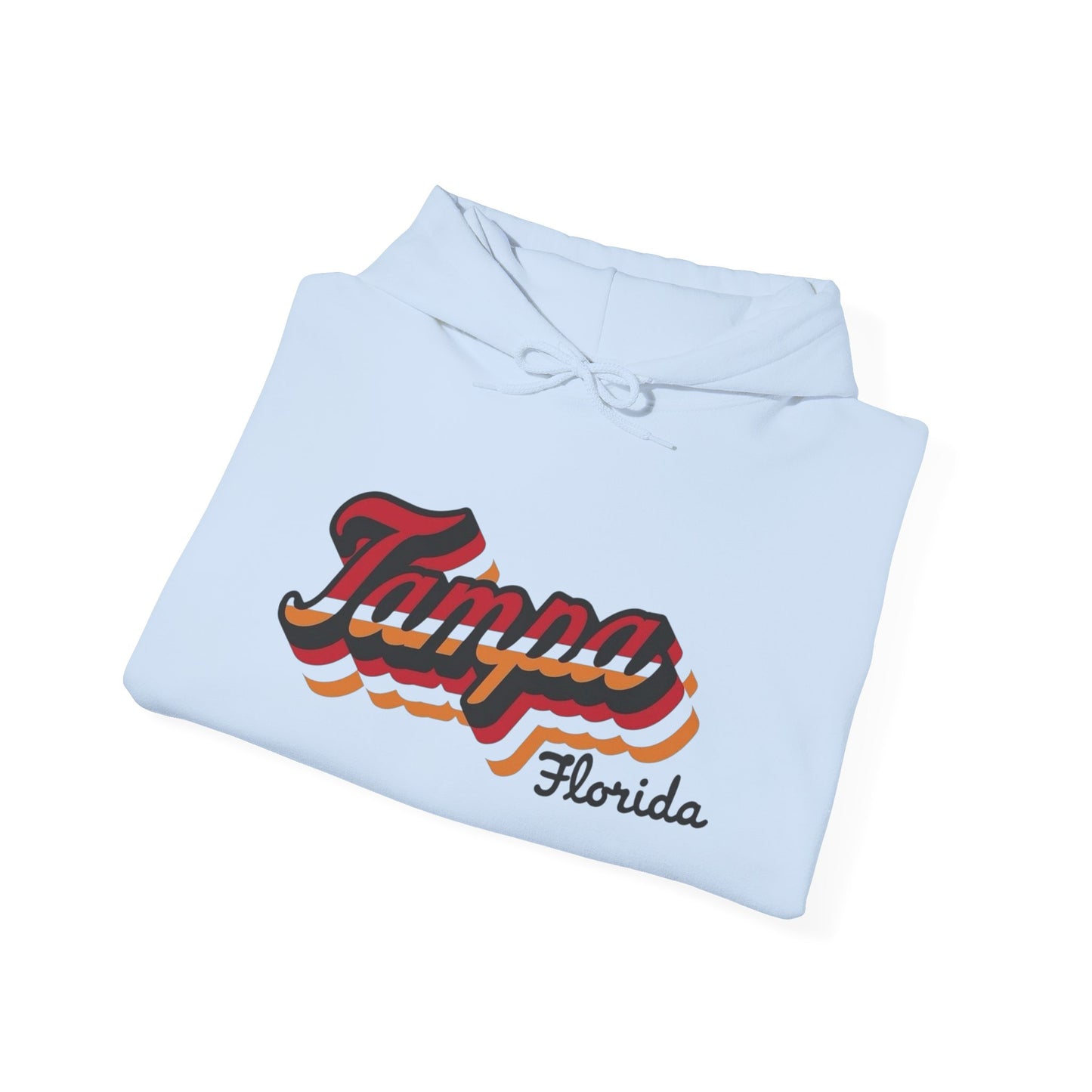 Tampa Florida Retro Graphic Hoodie Unisex Heavy Blend™ Hooded Sweatshirt
