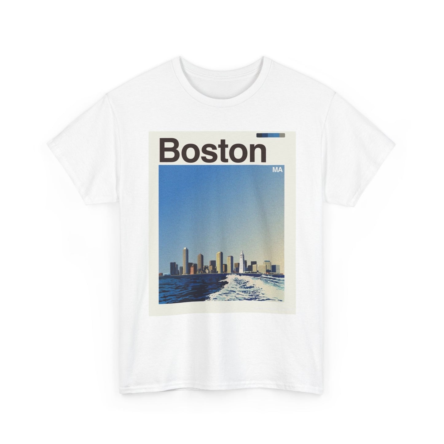 Boston Harbor Graphic T Shirt Cotton Tee Apparel New