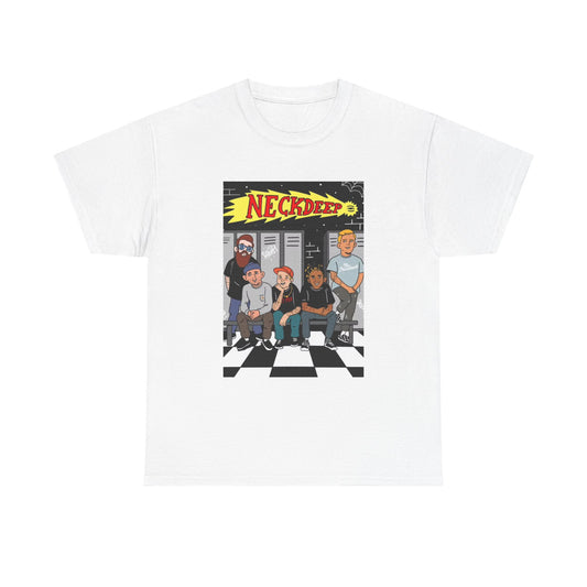 Neck Deep Tshirt Punk Rock UK retro Album art Unisex Heavy Cotton Tee