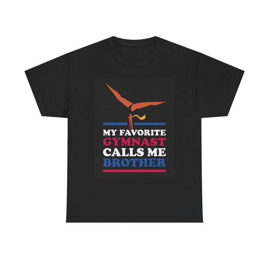 My Favorite Gymnast T Shirt BRAND NEW Apparel Unisex Heavy Cotton Tee