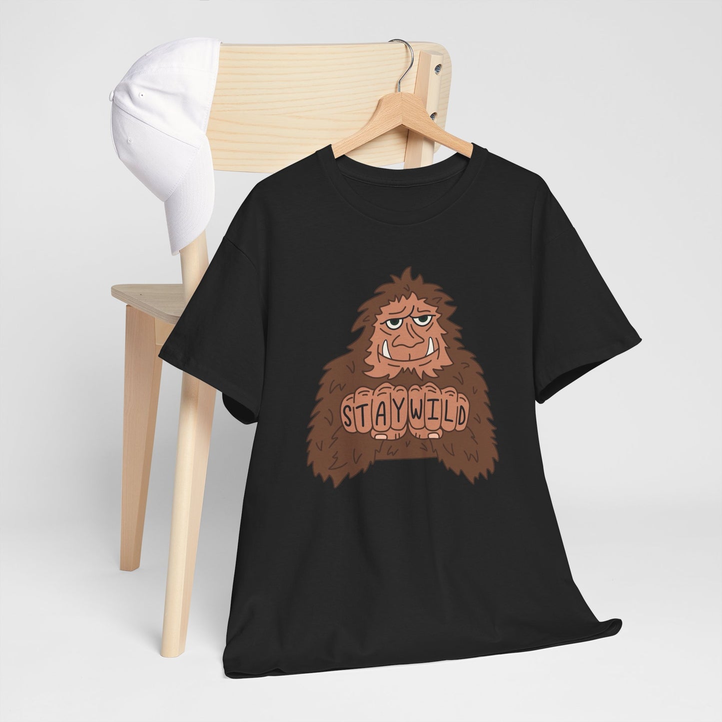 Stay Wild Outdoors Graphic T Shirt Heavy Cotton Tee NEW ADULT UNISEX