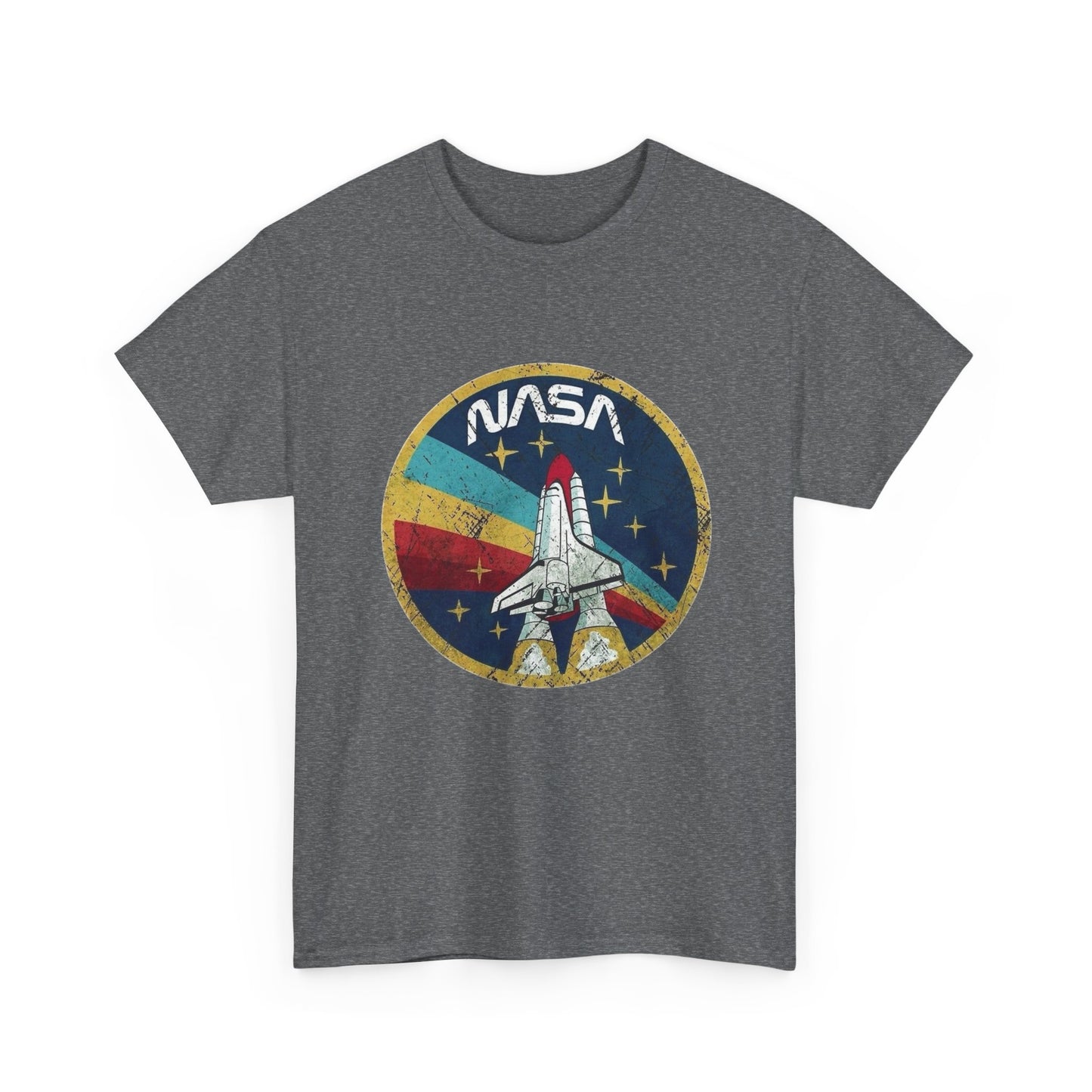 NASA Retro 90's Graphic T Shirt Unisex Heavy Cotton Tee