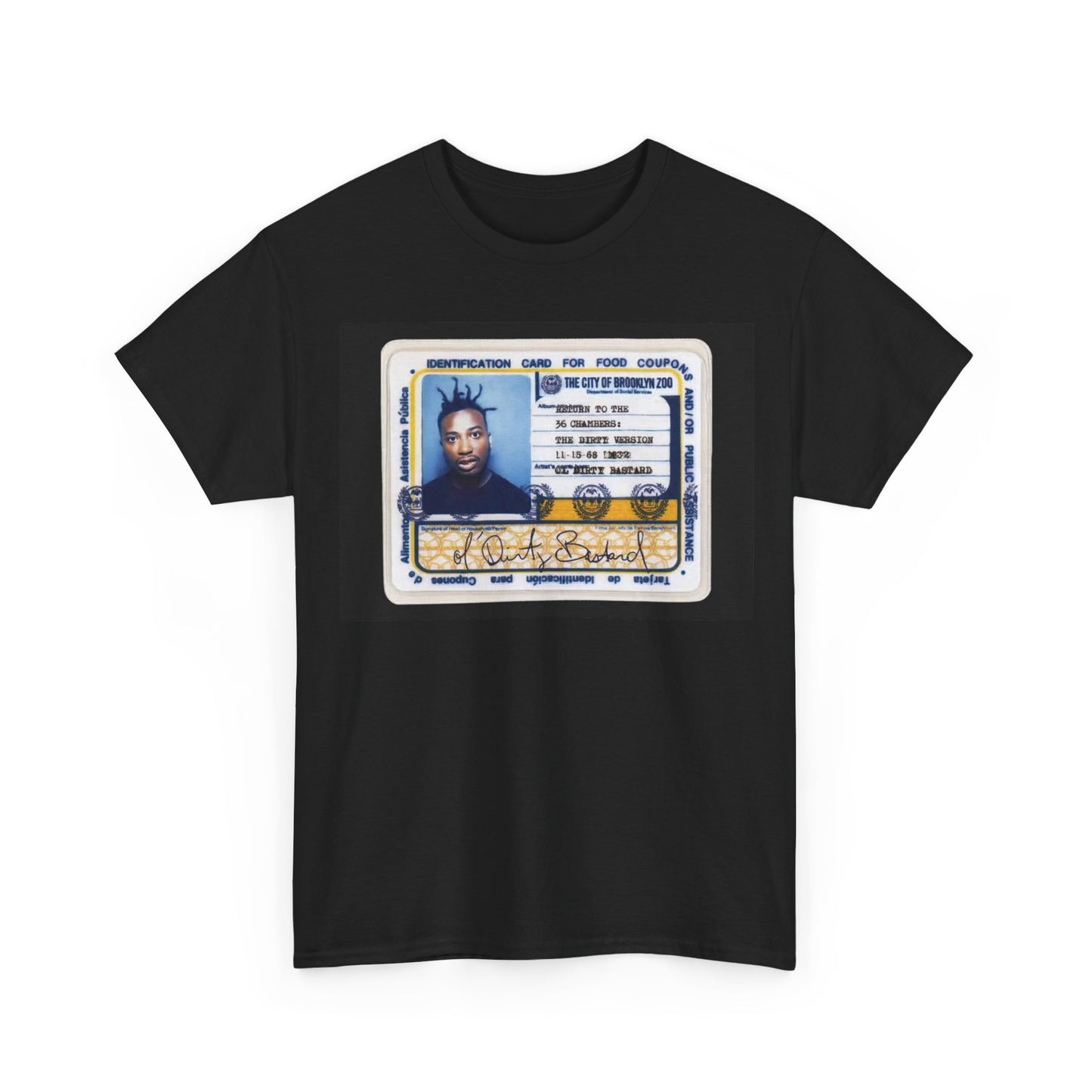 ODB Tshirt Vintage old dirt Bastard Graphic Retro Rap New York Unisex Heavy Tee
