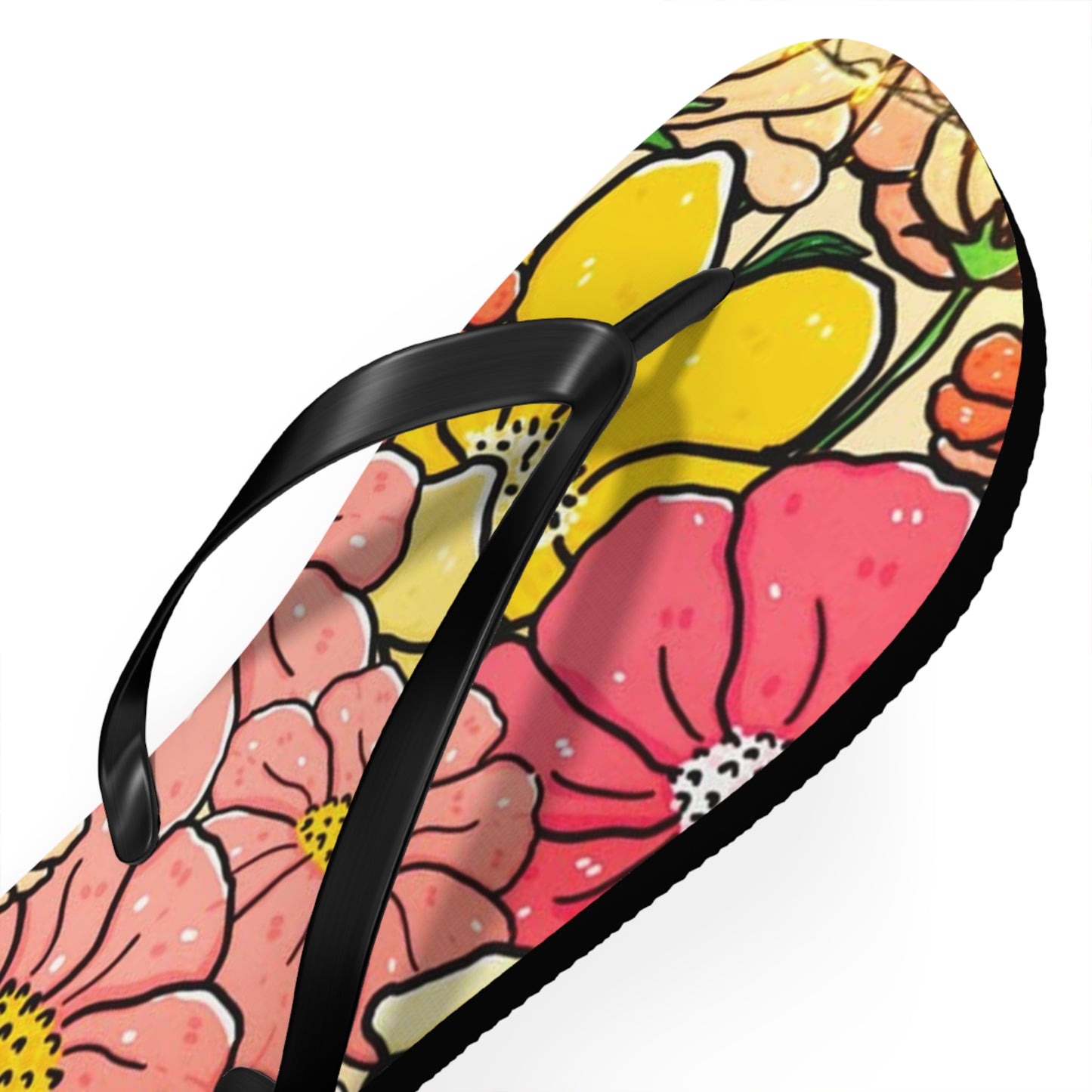 Waves And Sun Sandals Pink Pastel Summer Flip Flops Slides BRAND NEW