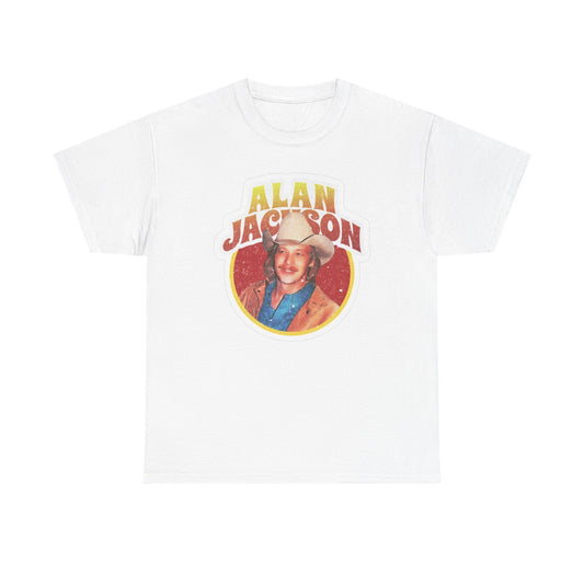 Alan Jackson Graphic T Shirt Vintage Country Unisex Heavy Cotton Tee