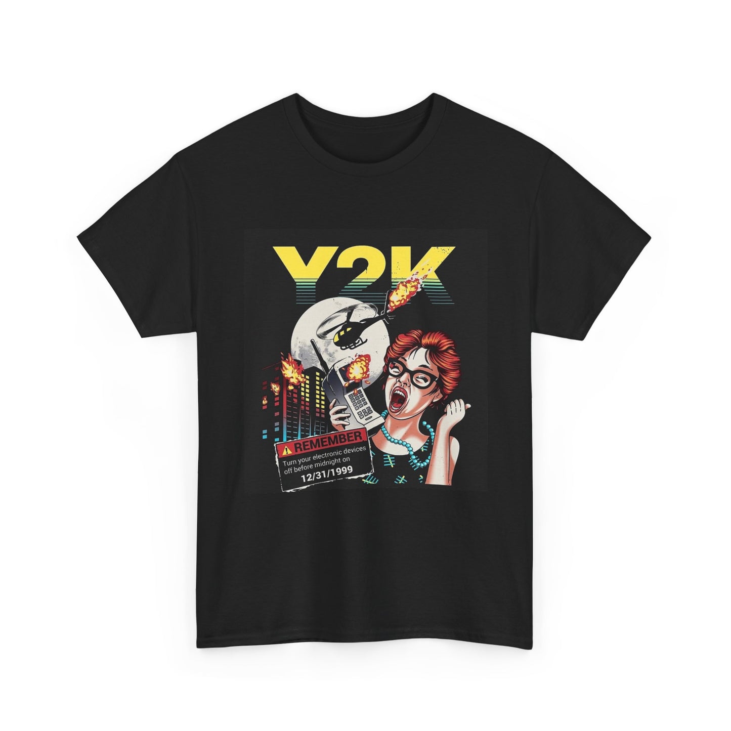 Y2K Tshirt Retro 2000 Graphic Panic Nostalgic Merch Unisex Vintage New York