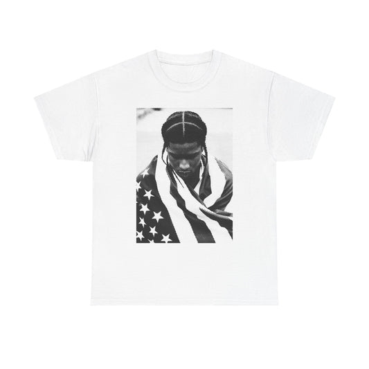 ASAP Rocky Graphic T Shirt Vintage Album Poster Retro Unisex Heavy Cotton Tee