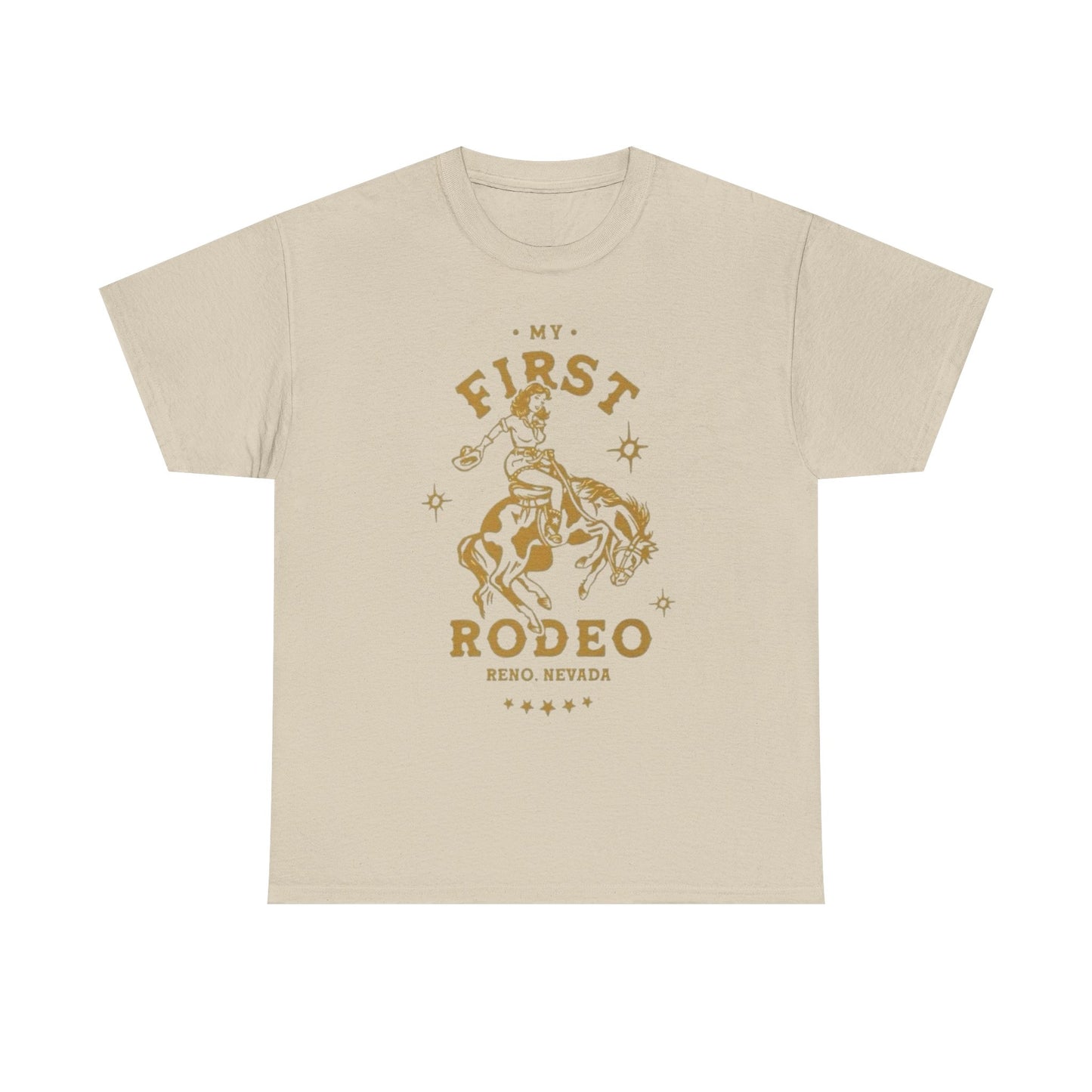 My First Rodeo Graphic T Shirt Unisex Heavy Cotton Tee