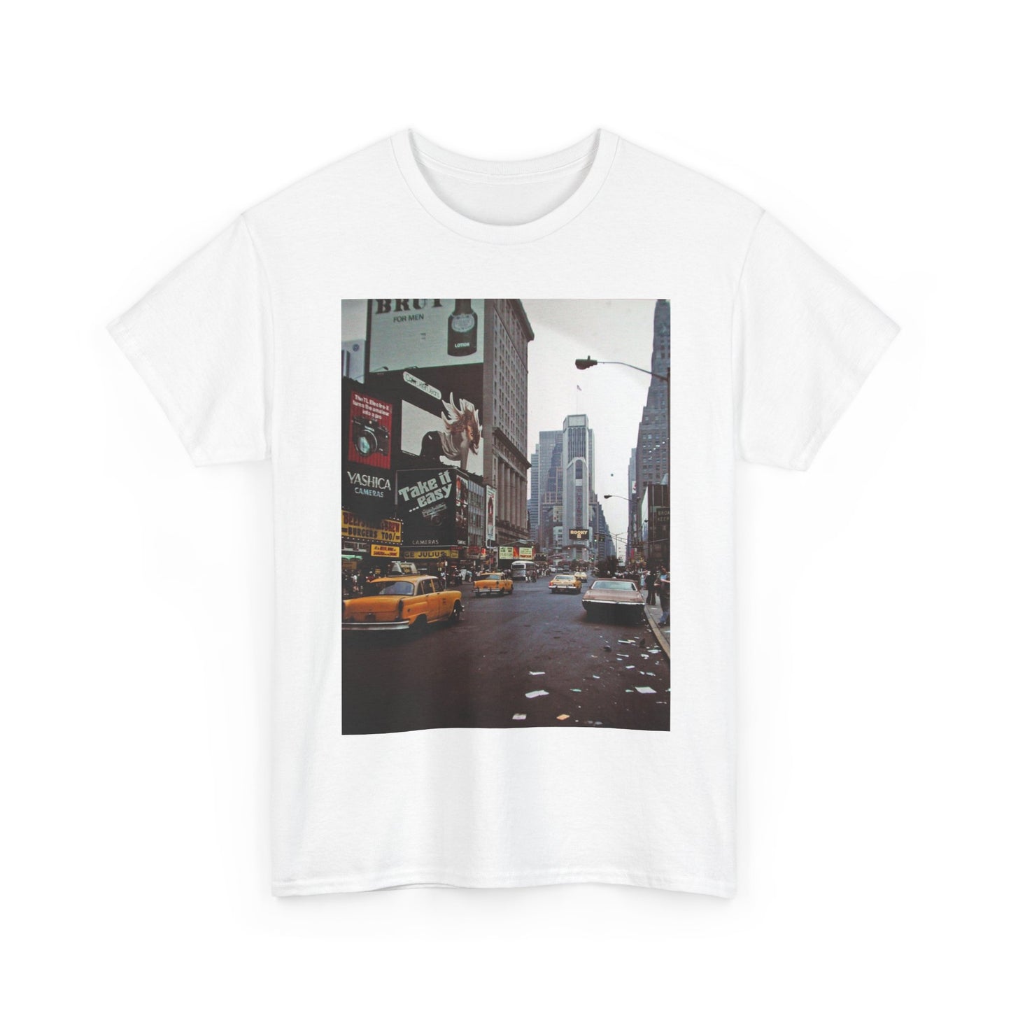 New York retro vintage supreme style Heavy Cotton Tee
