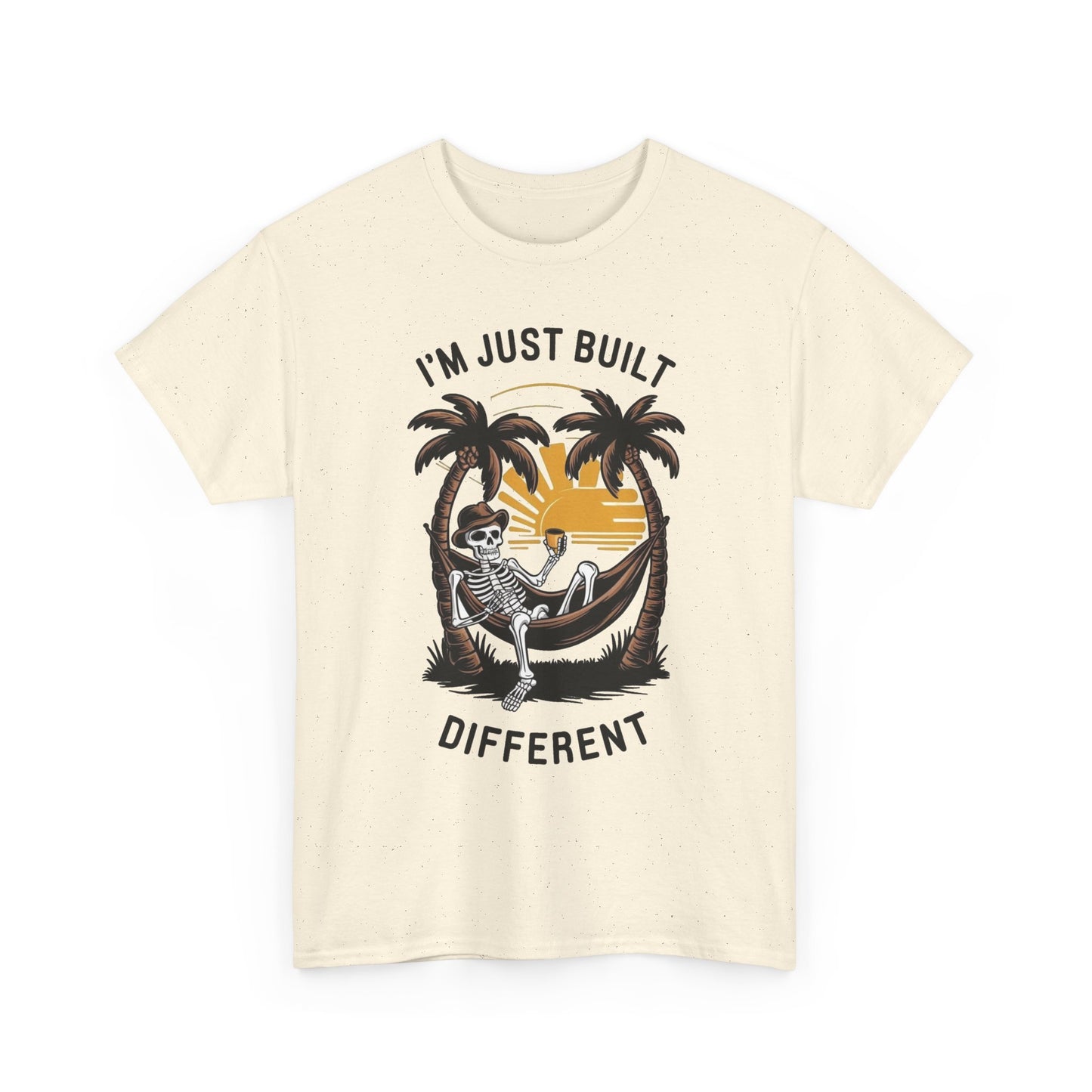 I'm Just Built Different Graphic T Shirt NEW ADULT Unisex Heavy Cotton Tee