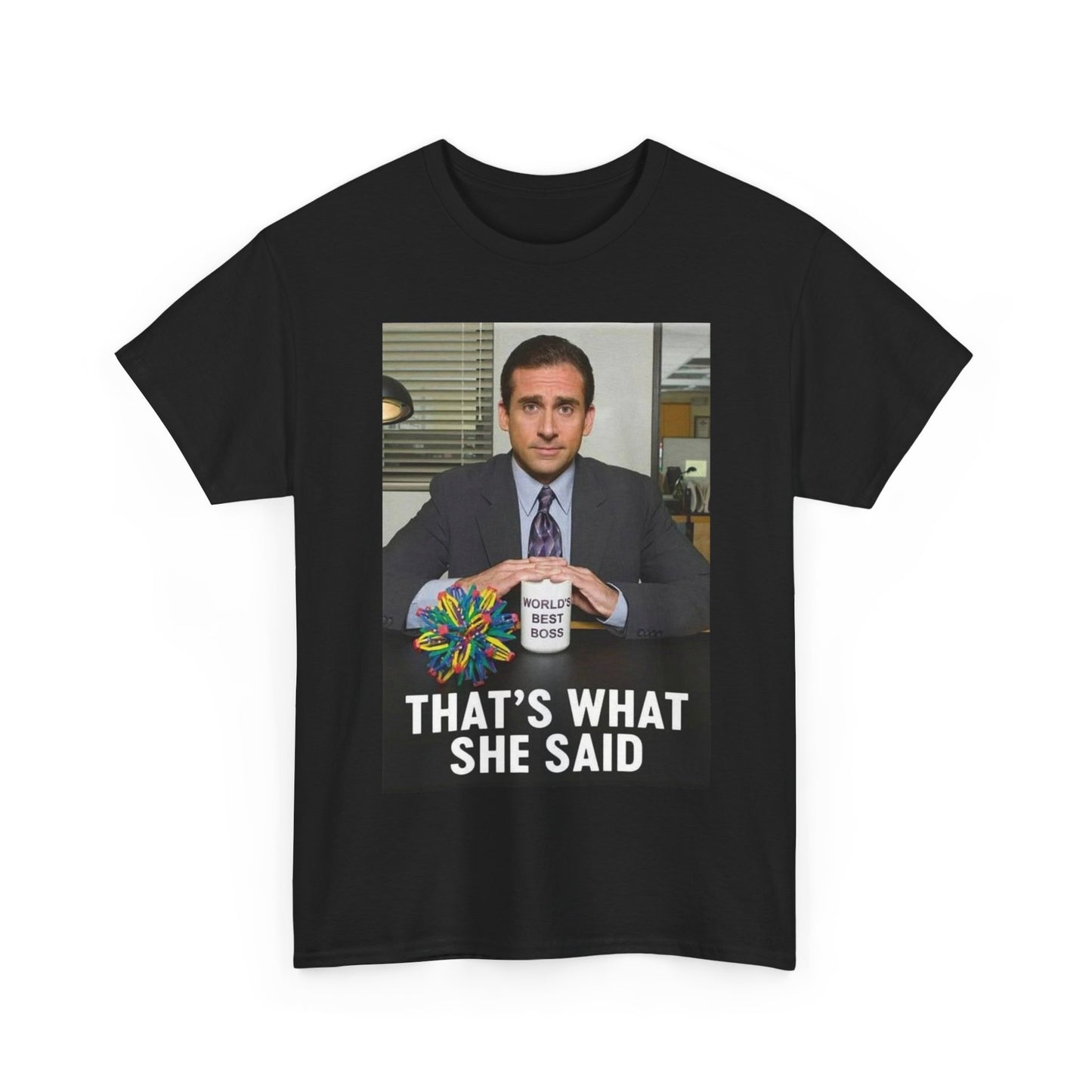 The Office Tshirt Michael Scott Funny Humor Retro TV Unisex Heavy Cotton Tee