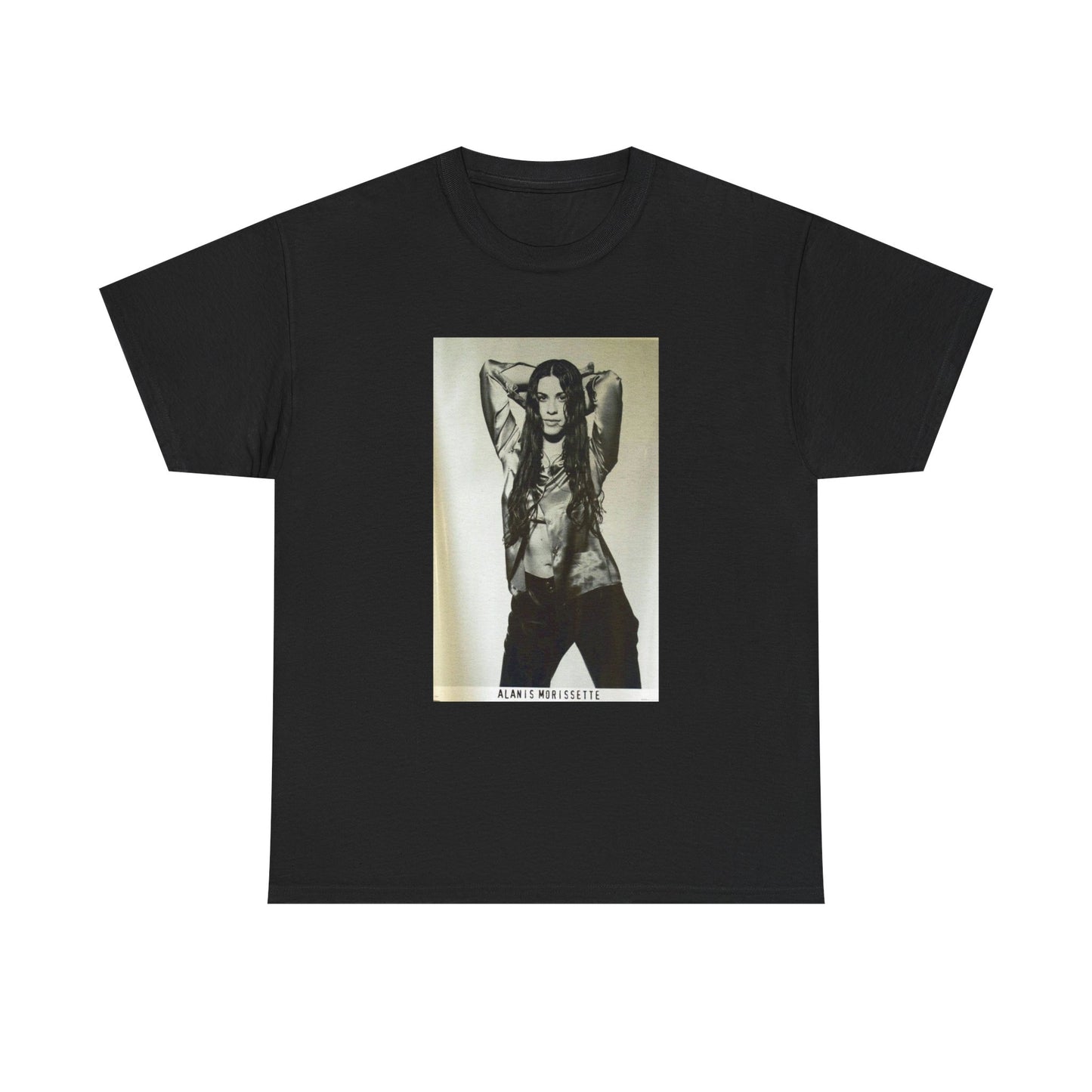 Alanis Morissette T Shirt Retro Poster Pop Rock 90s Vintage Unisex Heavy Cotton