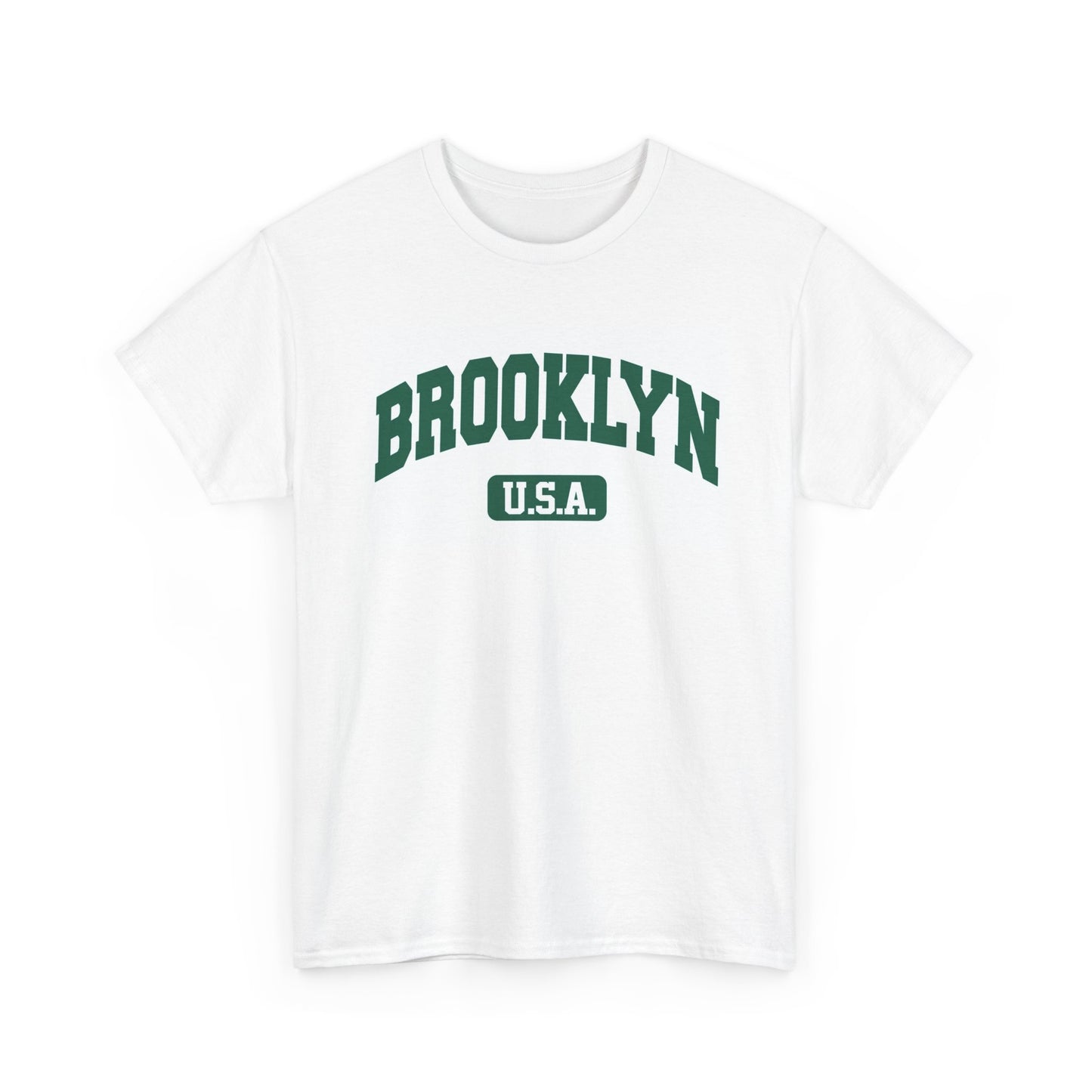 Brooklyn USA New York Graphic T Shirt Vintage Retro Apparel Heavy Cotton Tee