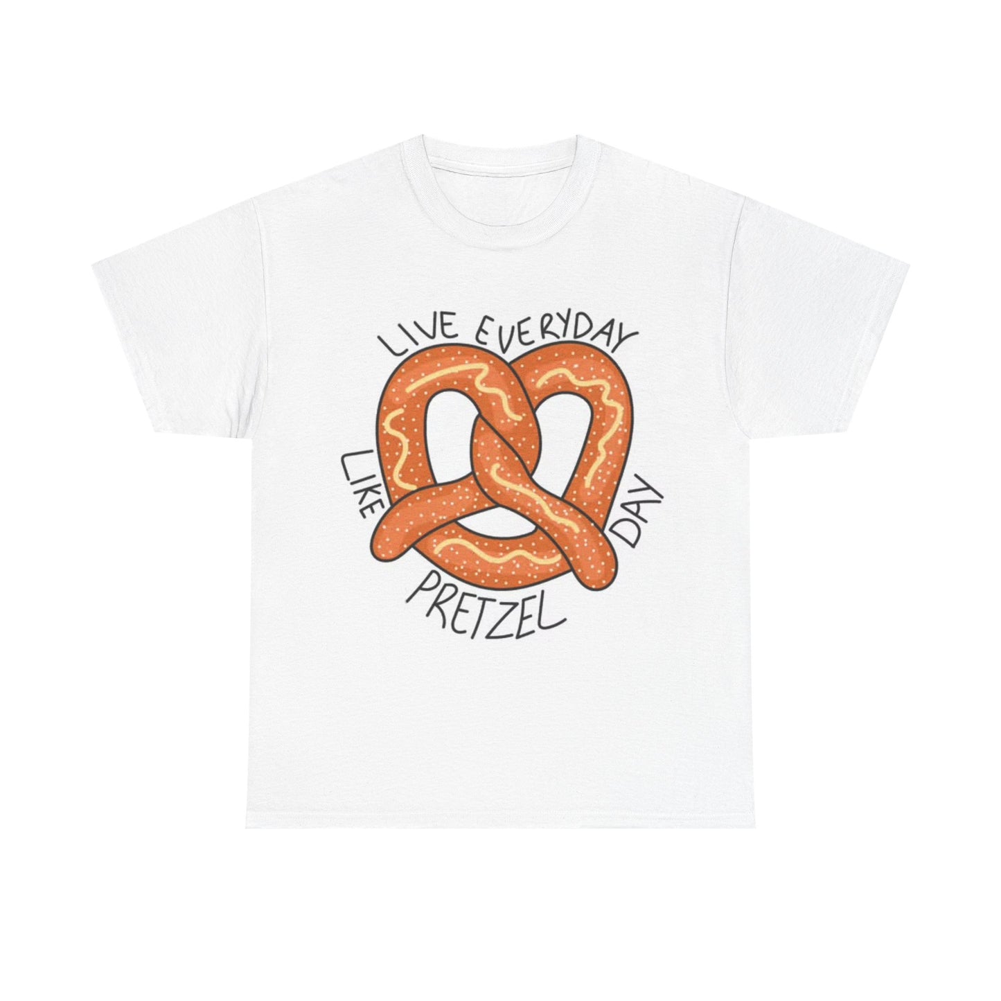 The Office Pretzel Day Tshirt Funny Michael scott dwight Unisex Heavy Cotton Tee