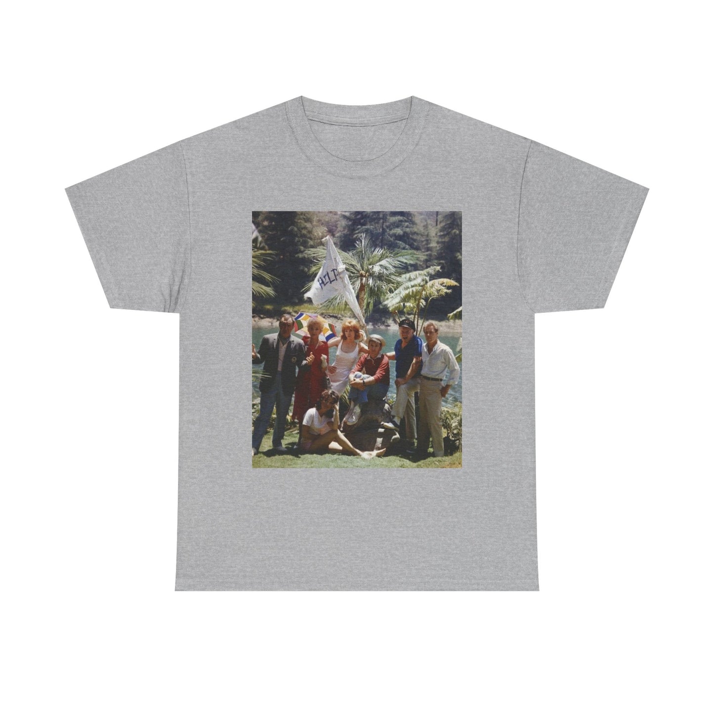Gilligan's Island Cast Graphic T Shirt Vintage Tv Series Unisex Heavy Cotton Tee