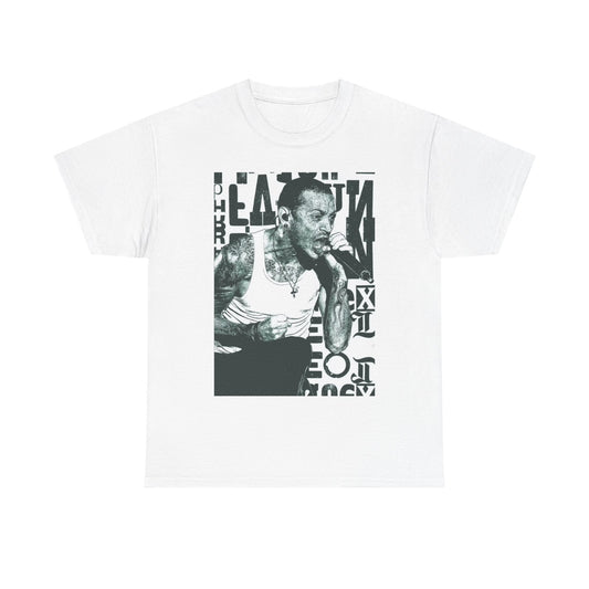 Chester Bennington TShirt Singing LP Stage Art Unisex Heavy Cotton Tee
