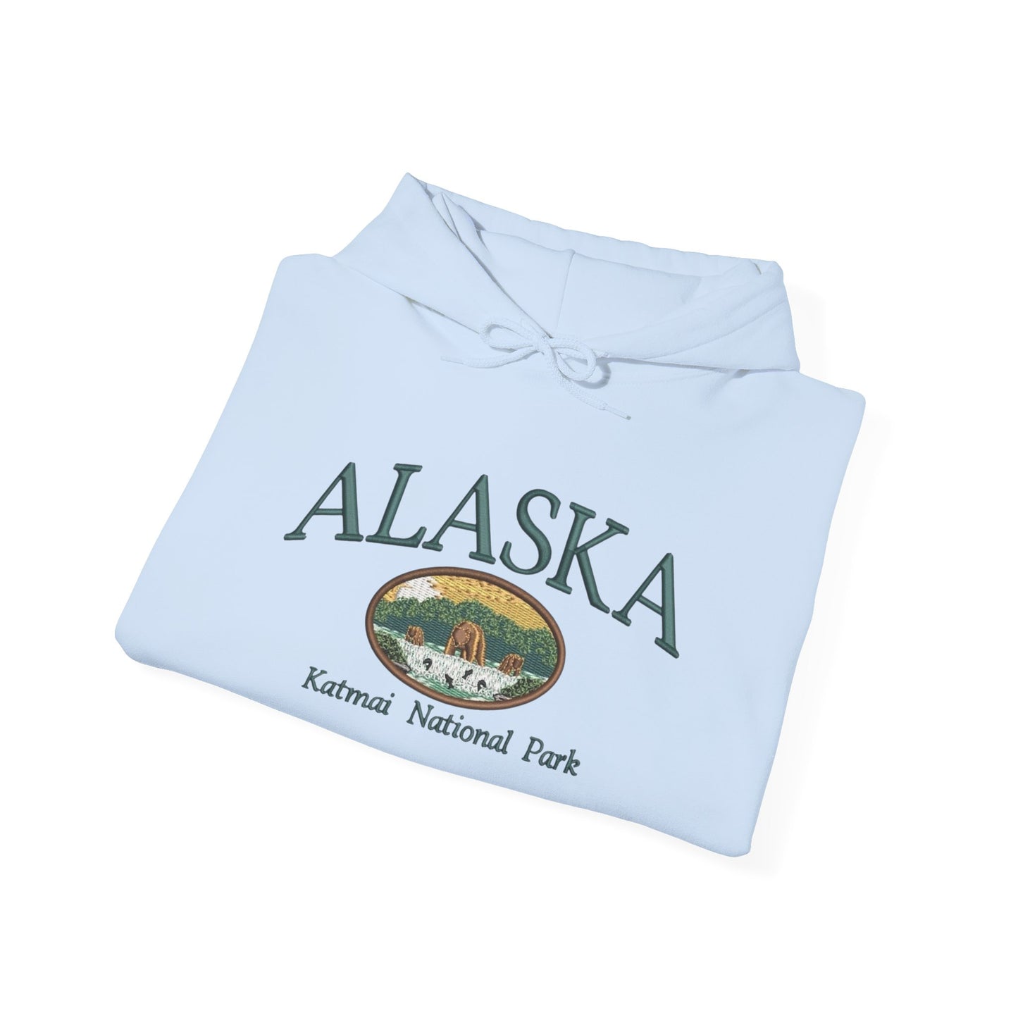 Alaska National Parks Graphic Hoodie Heavy Blend Sweatshirt NEW