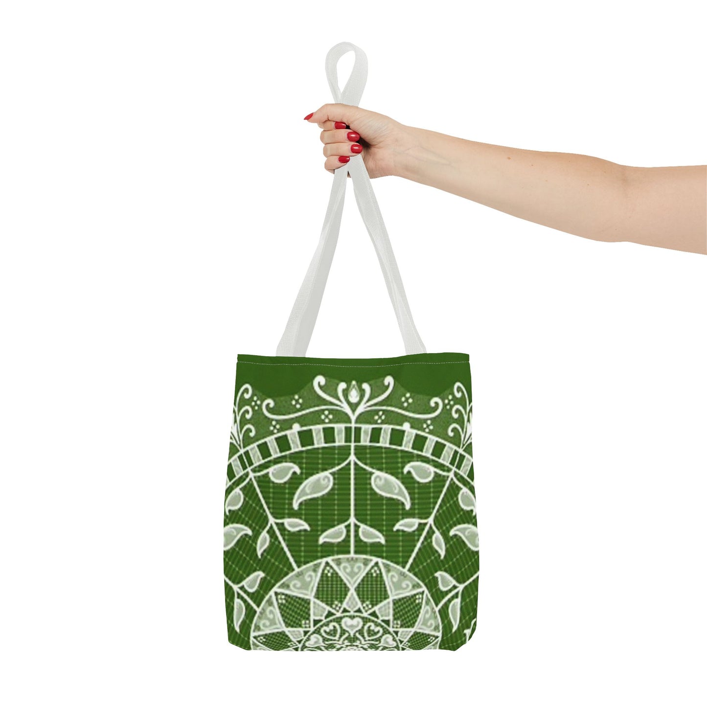 Green And White Multi Color BRAND NEW MODERN Tote Bag (AOP)