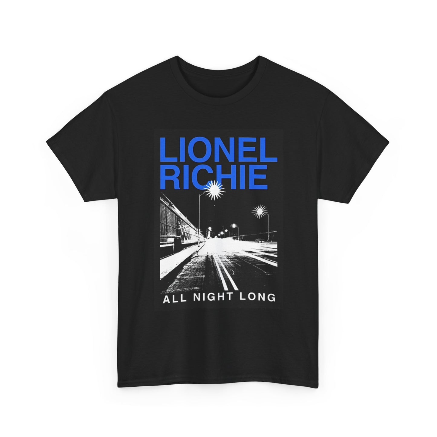 Lionel Richie Graphic T Shirt Vintage All Night Long Unisex Heavy Cotton Tee