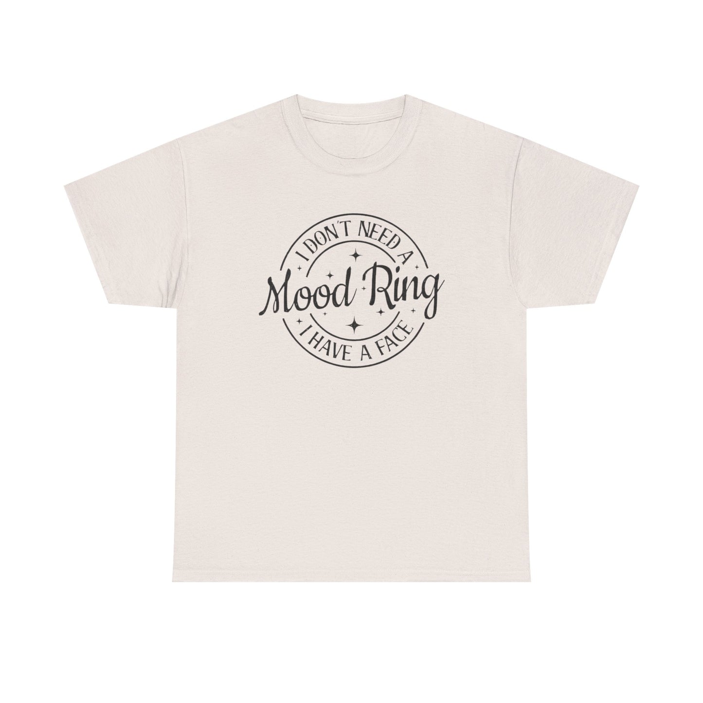 Funny Mood Ring Graphic T Shirt Unisex Heavy Cotton Tee
