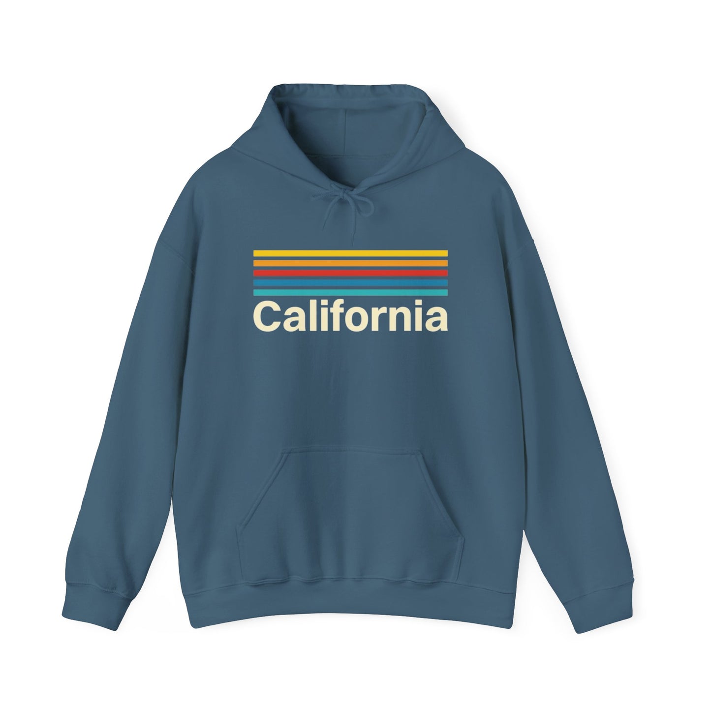 California State Graphic Hoodie Heavy Blend Sweatshirt NEW