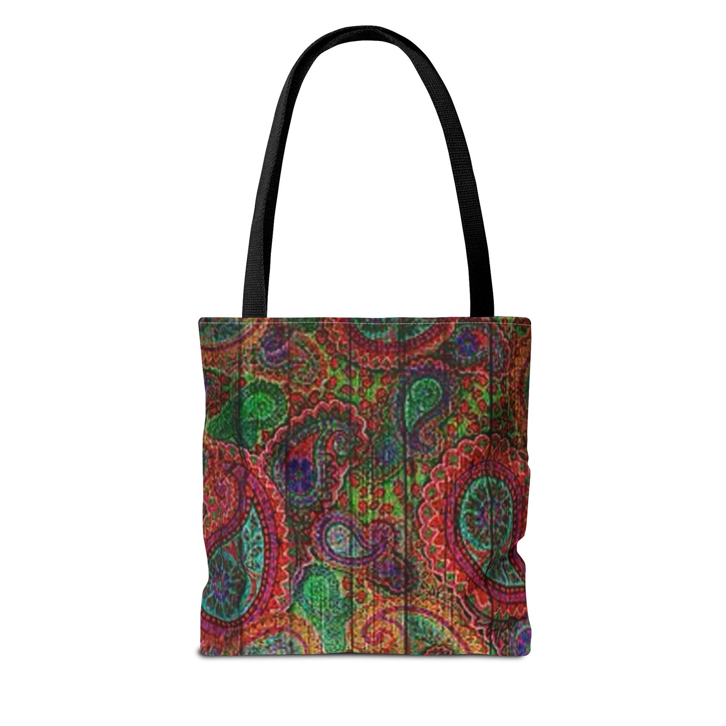 Red Multi Paisley  Color BRAND NEW MODERN Tote Bag (AOP)