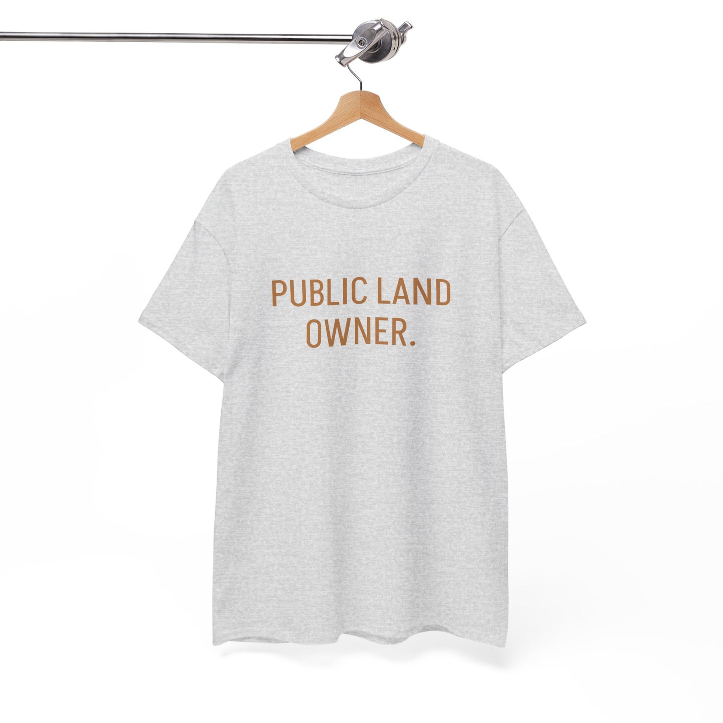 Public Land Owner Joe Rogan Graphic T Shirt S-5XL Unisex Heavy Cotton Tee