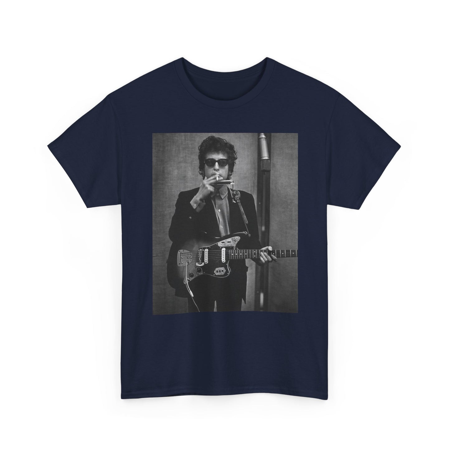 Bob Dylan T-shirt vintage classic rock retro art Unisex Heavy Cotton Tee