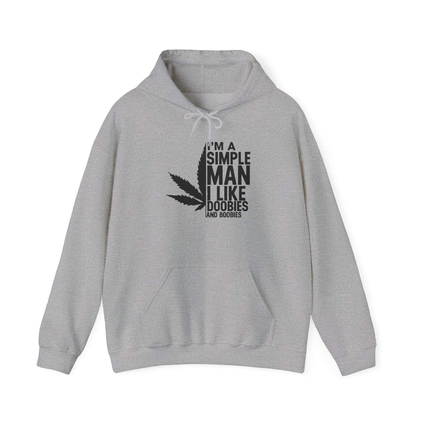 Doobies And Boobies Graphic Hoodie Unisex Heavy Blend™ Hooded Sweatshirt