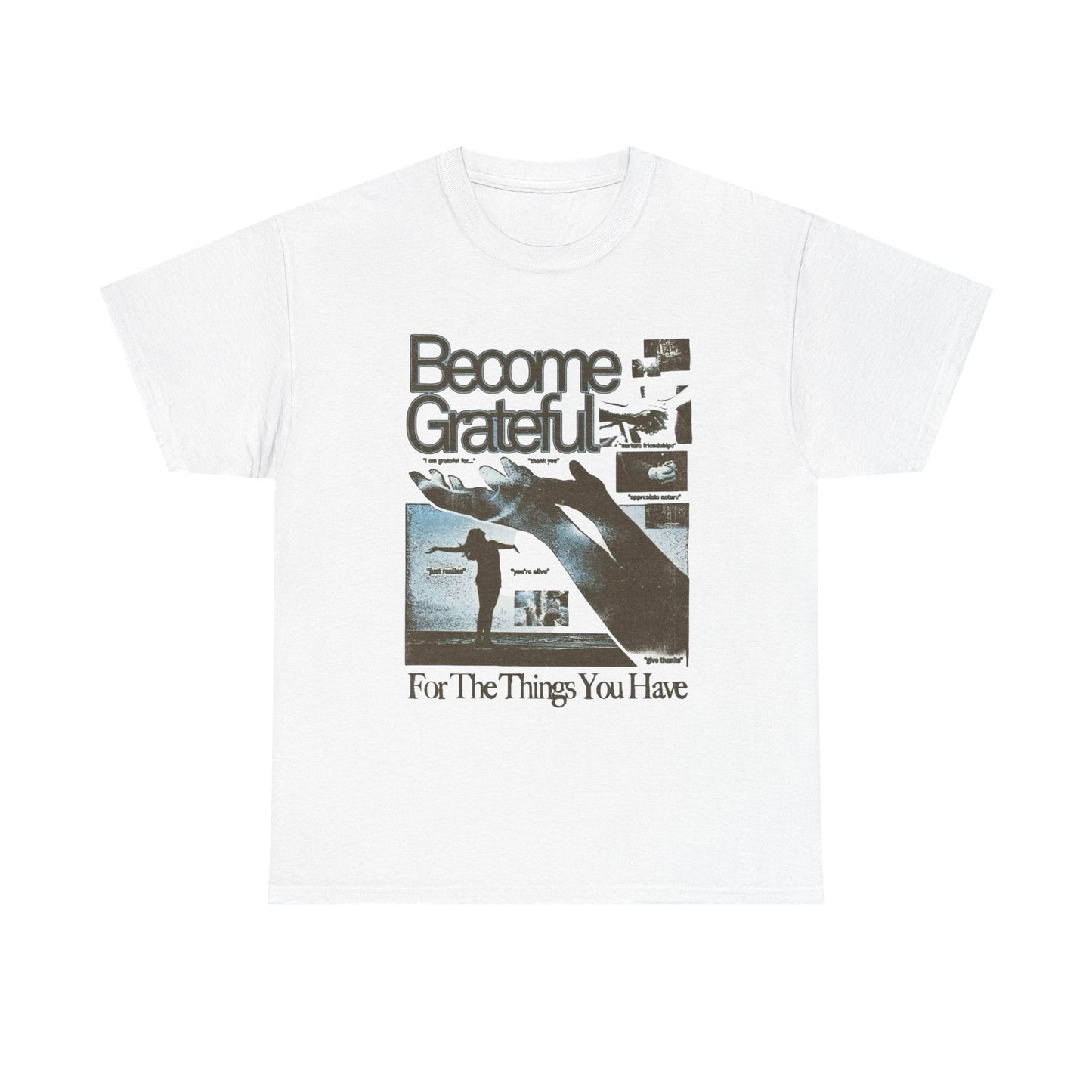 Become Grateful Graphic T Shirt Unisex Gift New AMERICAN VINTAGE
