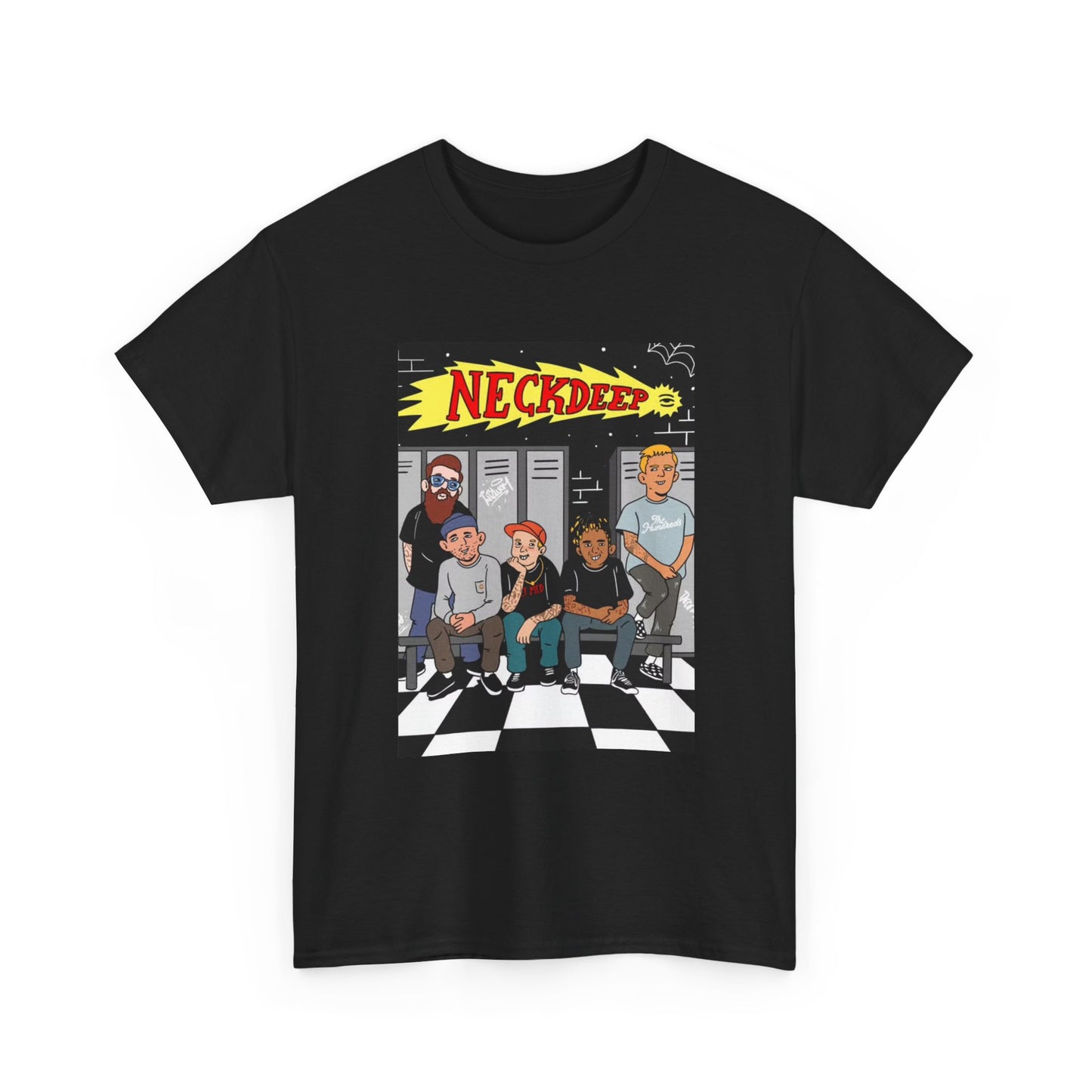 Neck Deep Tshirt Punk Rock UK retro Album art Unisex Heavy Cotton Tee