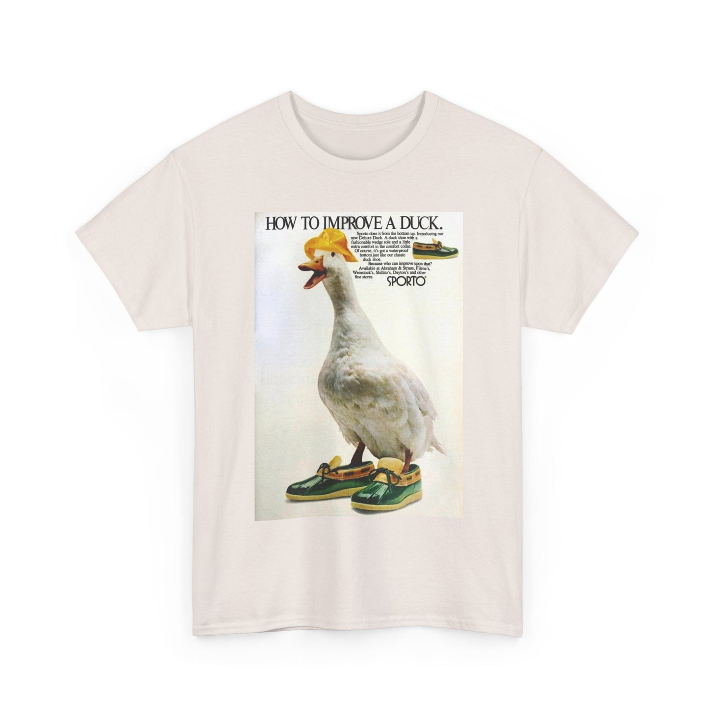 Duck vintage shirt funny bass pro fishing hunting Unisex Heavy Cotton Tee