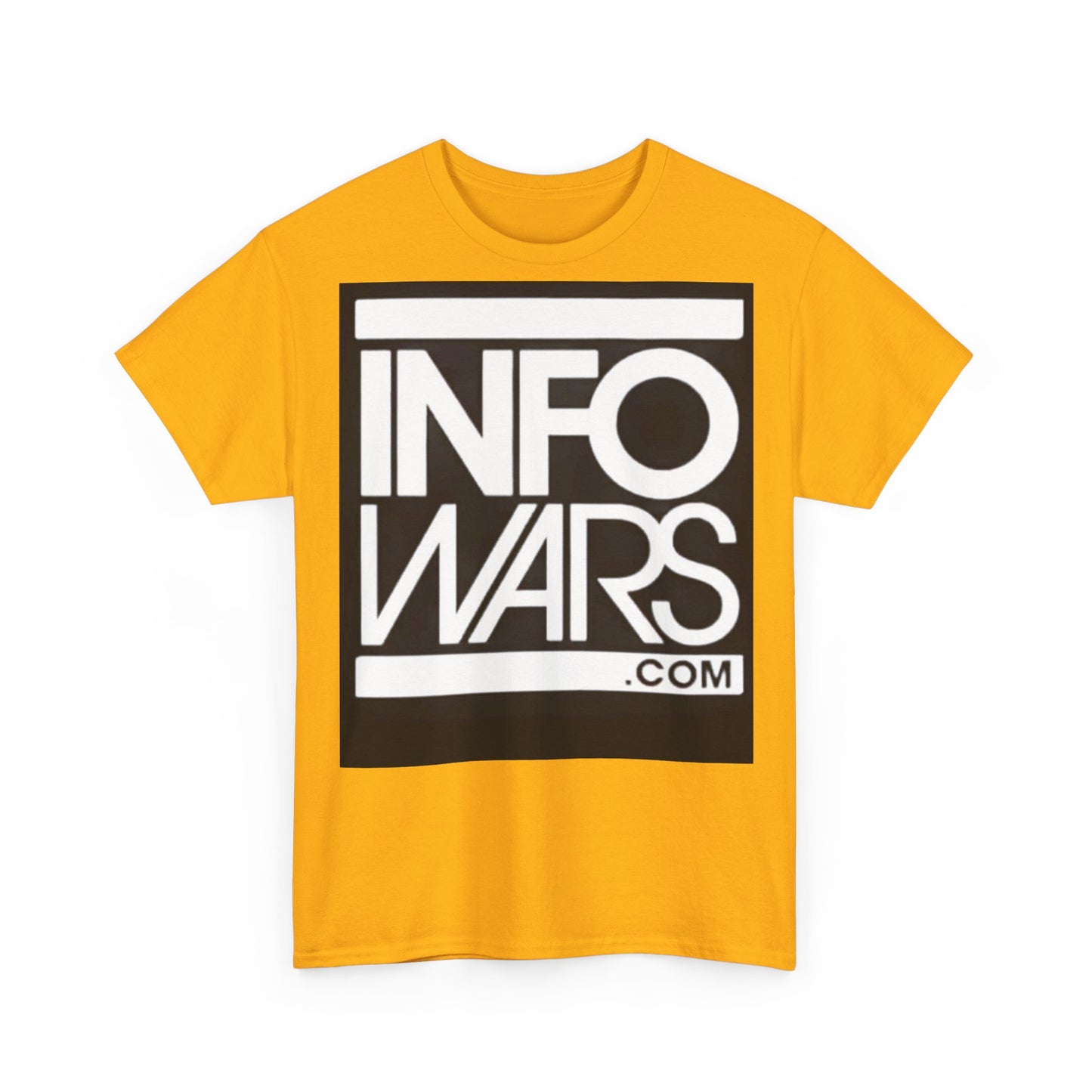 Info Wars Tshirt Alex Jones Rogan American Funny Podcast Unisex Heavy Cotton Tee