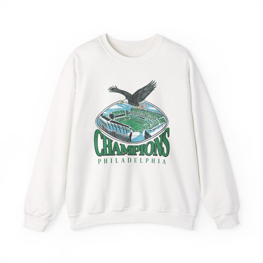 Philadelphia Go Birds Champions Sweater NEW Heavy Blend™ Crewneck Sweatshirt