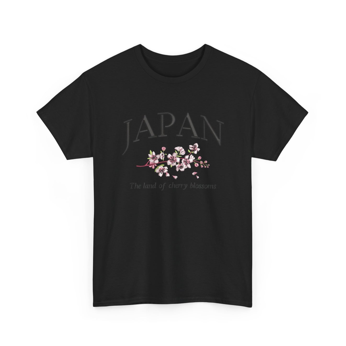Japan Land Of The Cherry Blossoms Graphic T Shirt NEW Unisex Heavy Cotton Tee