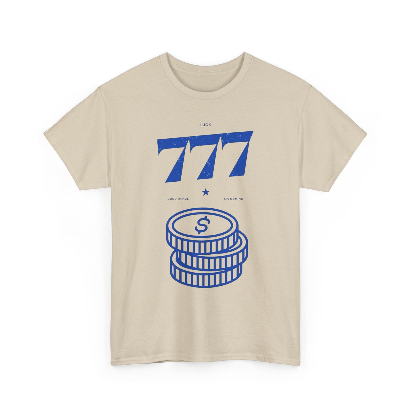 Luck 777 Retro Graphic T Shirt Unisex Cotton Tee - New Gift - Tee