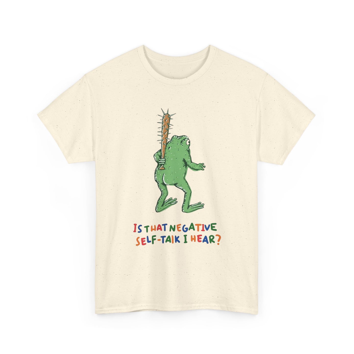 Is That Negative Self Talk I Hear Frog Graphic T Shirt NEW ADULT TEE VINTAGE