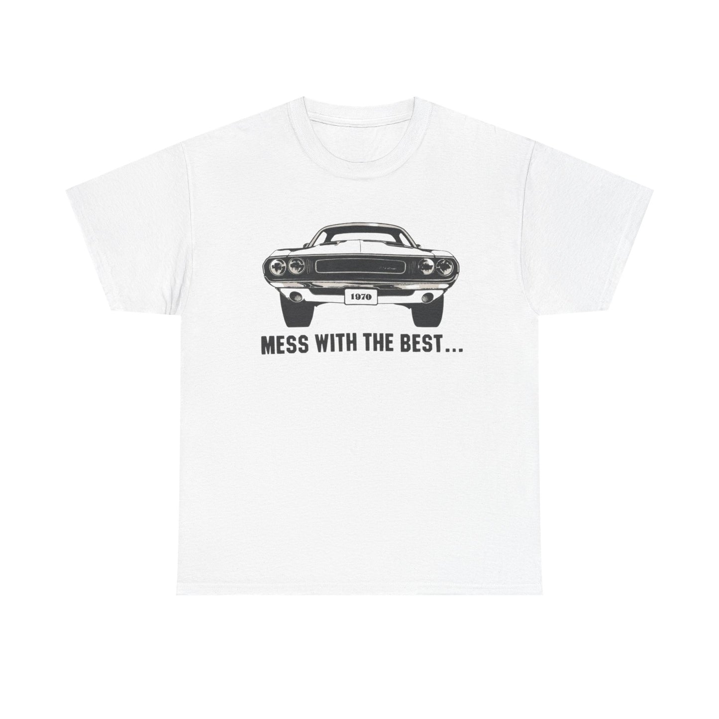 Challenger Mess With The Best Graphic T Shirt ADULT NEW VINTAGE TEE