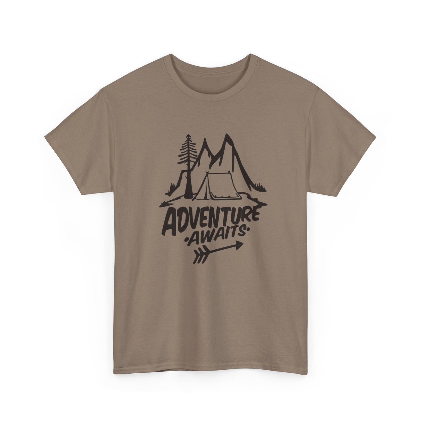 Adventure Awaits Outdoors Graphic T Shirt NEW ADULT