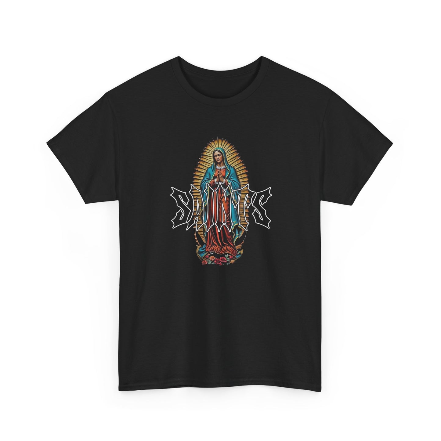 Saints Apparel Graphic T Shirt NEW Heavy Cotton Tee
