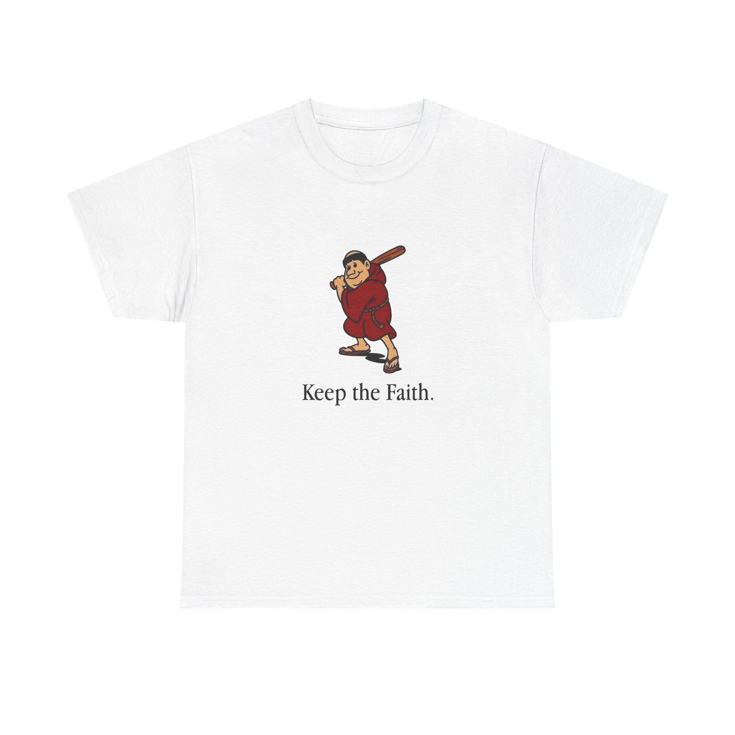 Keep The Faith Graphic T Shirt NEW Vintage Unisex Heavy Cotton Tee