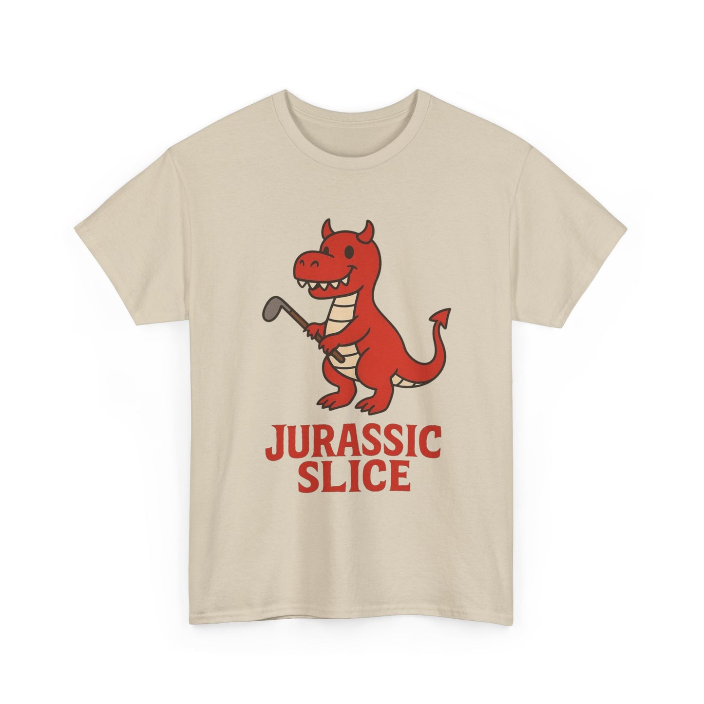 Jurassic Slice Golfing Funny Graphic T Shirt ADULT NEW