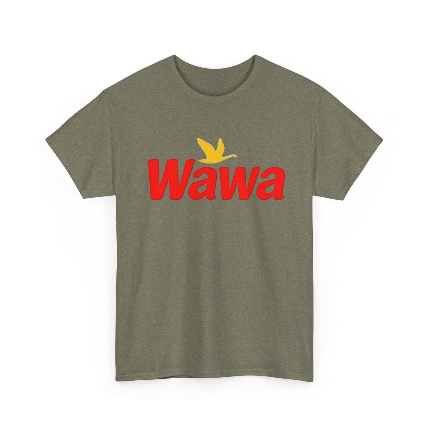 Wawa Funny Gas Station Graphic T Shirt Unisex Heavy Tee NEW