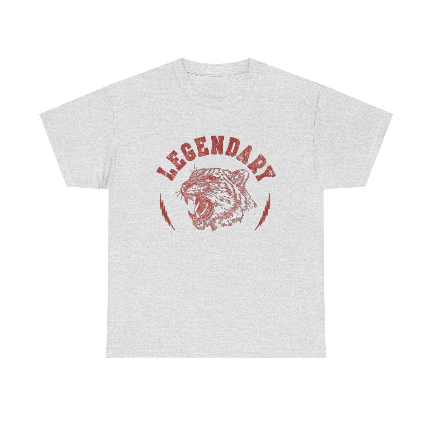 Legendary Tiger Retro Classic Graphic T Shirt Regular Men's Heavy Cotton Tee